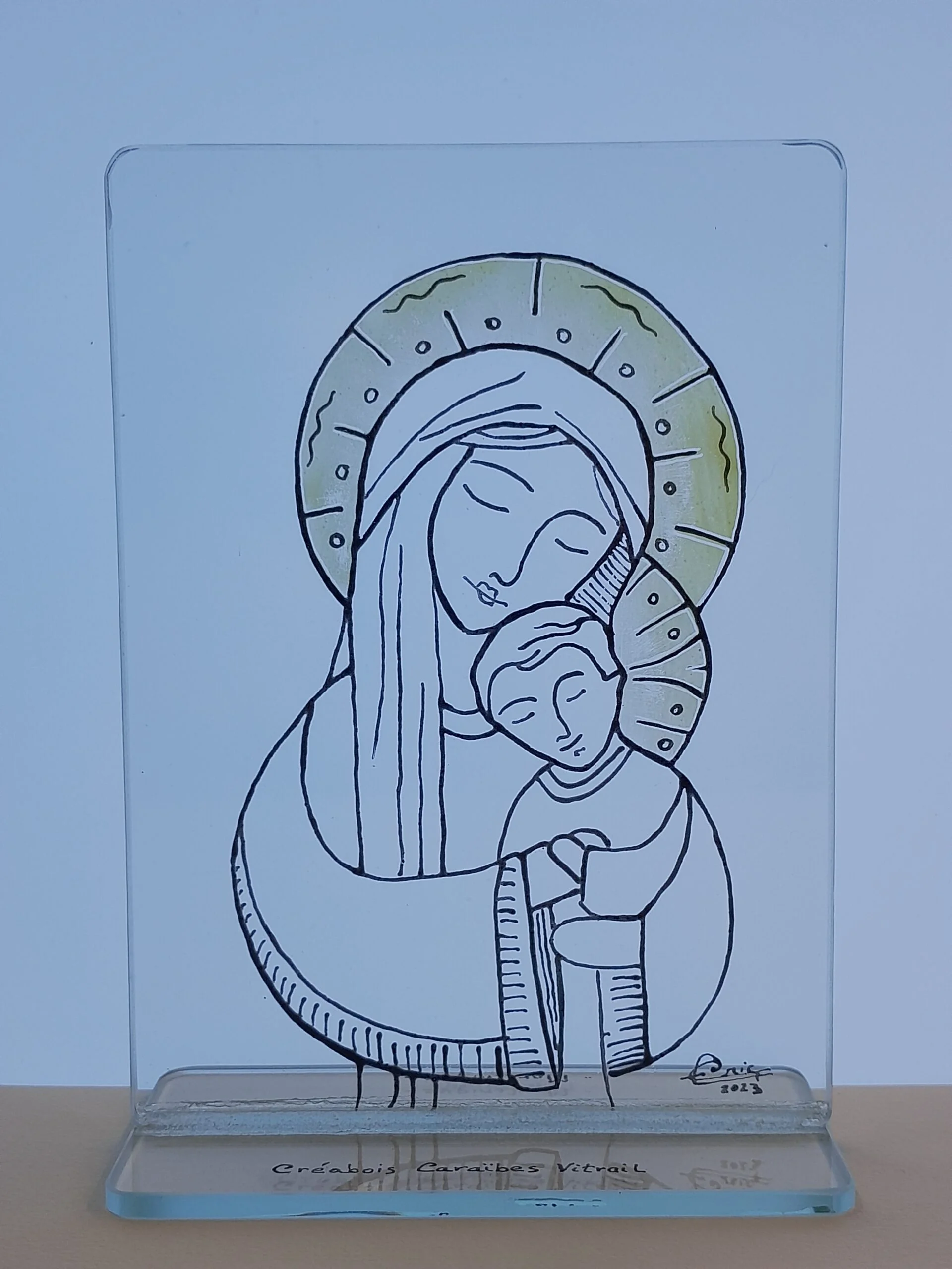 LA VIERGE A L'ENFANT couleur # 1